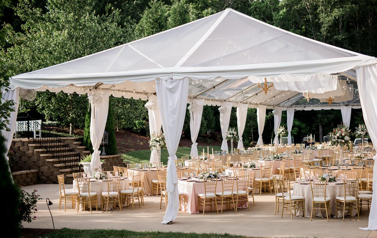 Sharjah — Tents rental: Clear Panel Wedding Tent Garden