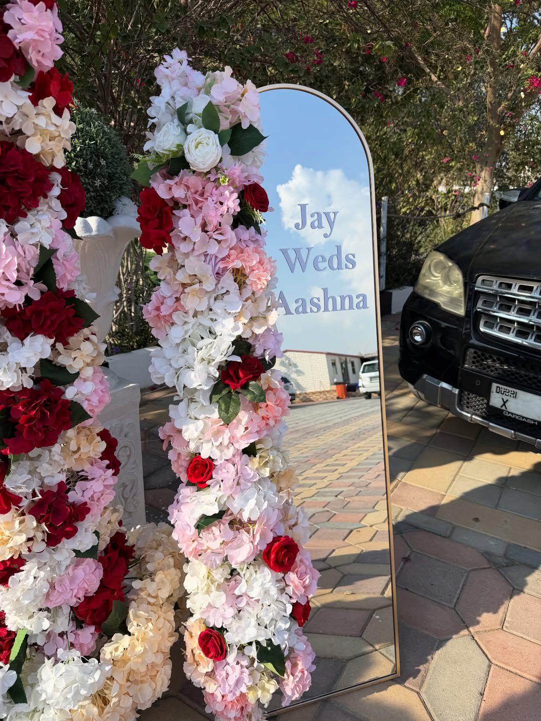Dubai — Decorations services: Wedding Entrance Floral Arch 4